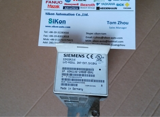 SIEMENS 6SN1146-1AB00-0BA1 6SN11461AB000BA1 Simodrive Infeed Module 5/10KW