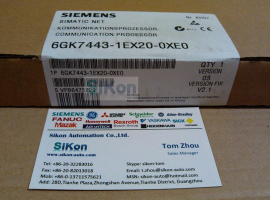 SIEMENS 6GK7443-1EX20-0XE0 COMMUNICATIONS PROCESSOR 6GK7 443-1EX20-0XE0