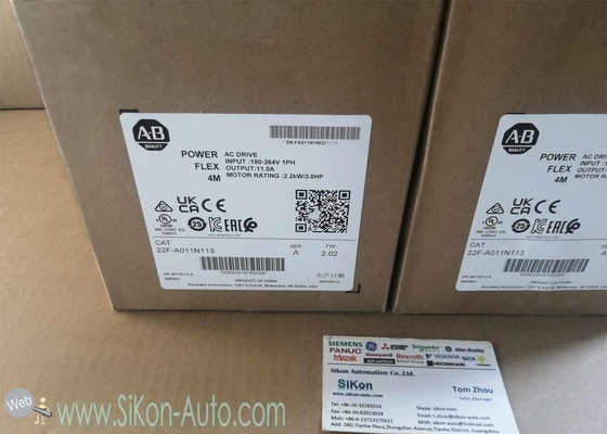 22F-A011N113 Allen Bradley Inverter 22FA011N113  PowerFlex 4M- 2.2 kW (3 HP) AC Drive