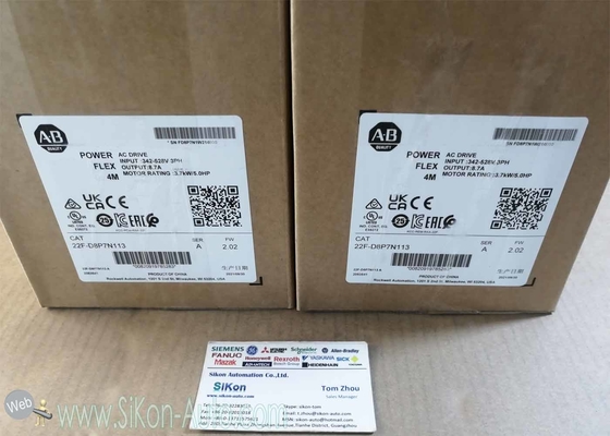 22F-D8P7N113  Allen Bradley Inverter  22FD8P7N113 PowerFlex 4M- 3.7 kW (5 HP) AC Drive