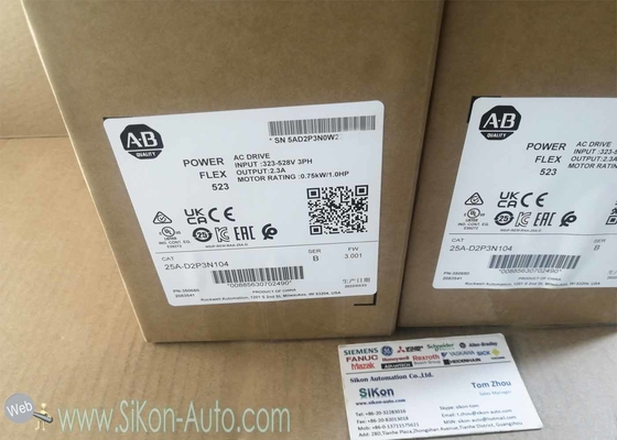 25A-D2P3N104 Allen Bradley Inverter 25AD2P3N104 PowerFlex 523 0.75kW (1.0Hp) AC Drive