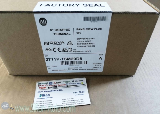 2711P-T6M20D8 Allen Bradley Touch Screen  2711PT6M20D8 PanelView Plus 6 6 Grayscale Touch DC