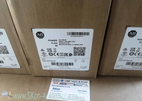 22B-D2P3N104 Allen Bradley Inverter 22BD2P3N104  PowerFlex 40- 0.75 kW (1 HP) AC Drive