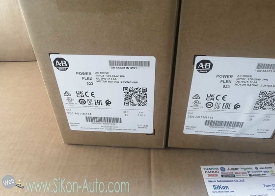 25A-A011N114 Allen Bradley Inverter 25AA011N114 PowerFlex 523 2.2kW (3Hp) AC Drive