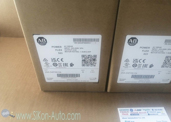 25A-D4P0N104  Allen Bradley Inverter 25AD4P0N104 PowerFlex 523 1.5kW (2Hp) AC Drive