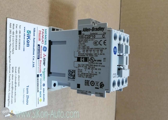 Allen Bradley 100-C23D10 Contactor, IEC, 23A, 3P, 120V Coil