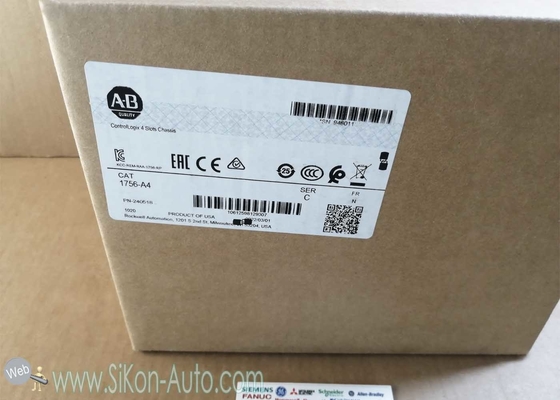 Allen Bradley 1756-A4 Rack, ControlLogix 4 Slots Chassis