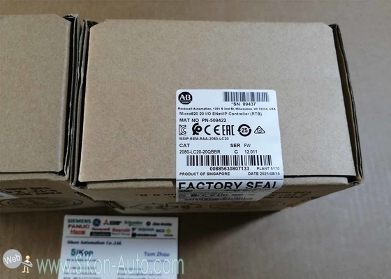 2080-LC20-20QBBR Allen Bradley PLC module 2080LC2020QBBR Micro820 20 I/O ENet/IP Controller