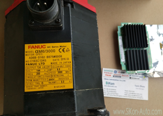 A06B-0162-B575#0008 FAST Shipping FANUC A06B-0162-B575 0008 Servo Motor 6.0A WARRANTY