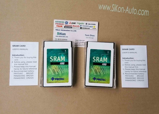 PRETEC Memory Card SRAM 4MB FAST Shipping FANUC S65004-I New