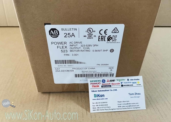 25A-D013N104 Allen Bradley Inverter 25AD013N104 PowerFlex 523 5.5kW 7.5Hp AC Drive