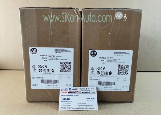 25B-A011N104 Allen Bradley Inverter 25BA011N104 PowerFlex 525 2.2kW AC Drive