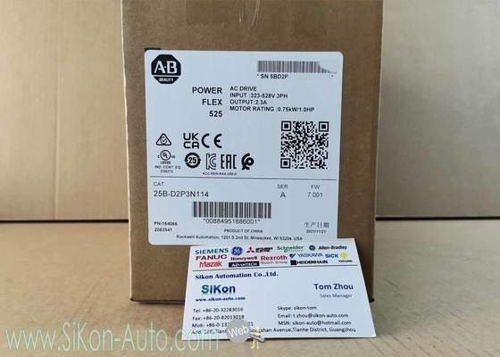 25B-D2P3N114 Allen Bradley Inverter 25BD2P3N114 PowerFlex 525 0.75kW AC Drive