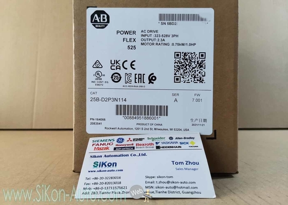 25B-D2P3N114 Allen Bradley Inverter 25BD2P3N114 PowerFlex 525 0.75kW AC Drive