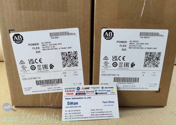 25B-D2P3N114 Allen Bradley Inverter 25BD2P3N114 PowerFlex 525 0.75kW AC Drive