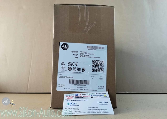 25B-D6P0N104 Allen Bradley Inverter 25BD6P0N104 PowerFlex 525 2.2kW AC Drive