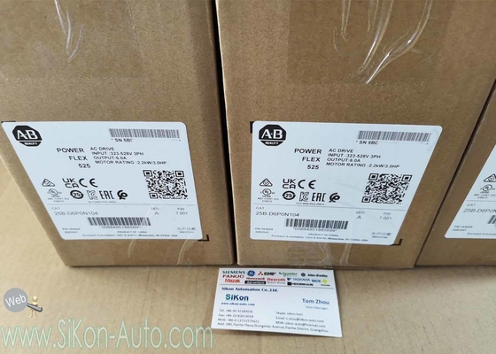 25B-D6P0N104 Allen Bradley Inverter 25BD6P0N104 PowerFlex 525 2.2kW AC Drive