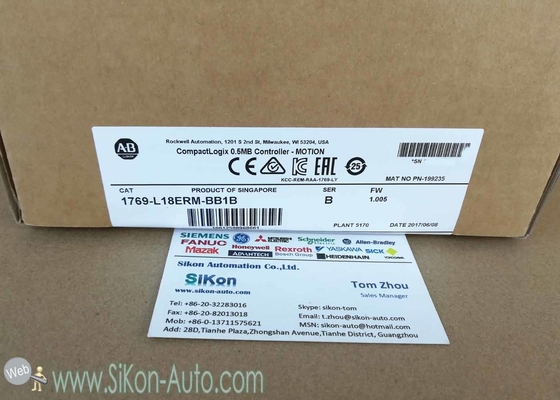 1769-L18ERM-BB1B Allen Bradley CPU module 1769L18ERMBB1B CompactLogix 0.5MB Controller - MOTION