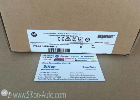 1769-L16ER-BB1B Allen Bradley CPU module 1769L16ERBB1B CompactLogix 384KB DI/O Controller