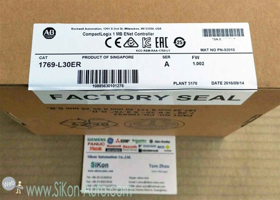 1769-L30ER Allen Bradley CPU module 1769L30ER CompactLogix 1 MB ENet Controller
