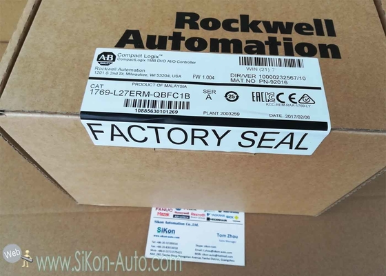 1769-L27ERM-QBFC1B Allen Bradley CPU module 1769L27ERMQBFC1B CompactLogix 1MB DI/O AI/O Controller