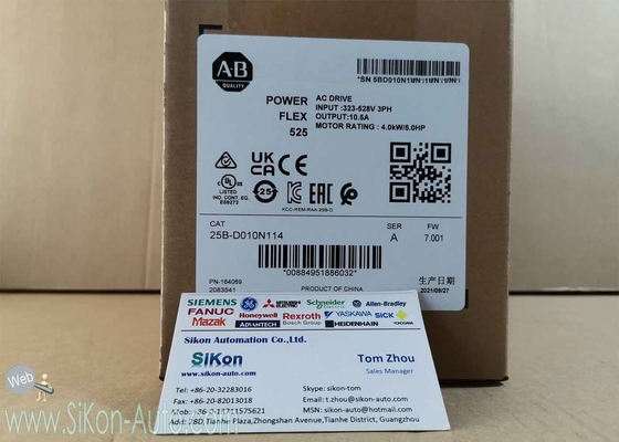 25B-D010N114 Allen Bradley Inverter 25BD010N114 PowerFlex 525 4kW (5Hp) AC Drive