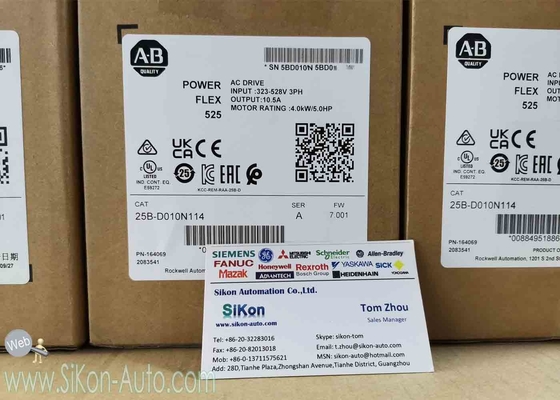 25B-D010N114 Allen Bradley Inverter 25BD010N114 PowerFlex 525 4kW (5Hp) AC Drive