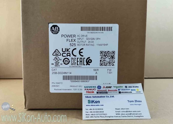 25B-D024N114  Allen Bradley Inverter 25BD024N114  PowerFlex 525 11kW (15Hp) AC Drive