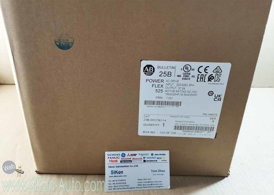 25B-D037N114  Allen Bradley Inverter 25BD037N114  PowerFlex 525 18.5kW (25Hp) AC Drive