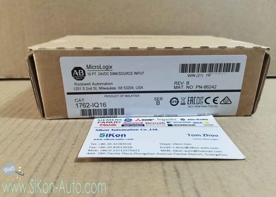 1762-IQ16 Allen Bradley CPU module 1762IQ16 MicroLogix 16 Point Digital Input Module