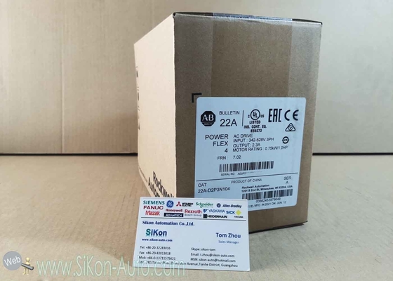 22A-D2P3N104 Allen Bradley Inverter 22AD2P3N104  PowerFlex 4- 0.75 kW (1 HP) AC Drive