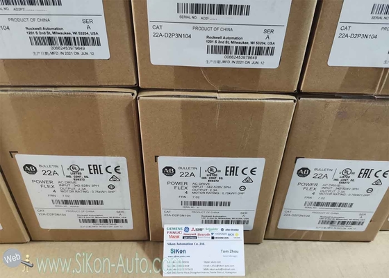 22A-D2P3N104 Allen Bradley Inverter 22AD2P3N104  PowerFlex 4- 0.75 kW (1 HP) AC Drive