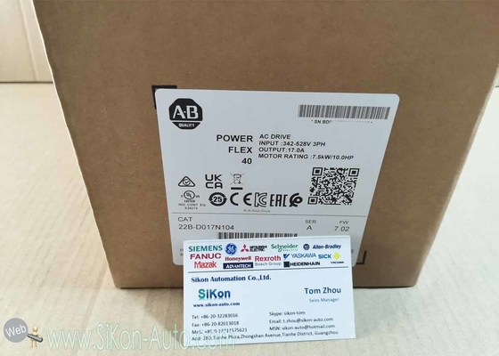 22B-D017N104 Allen Bradley Inverter 22BD017N104  PowerFlex 40- 7.5 kW (10 HP) AC Drive