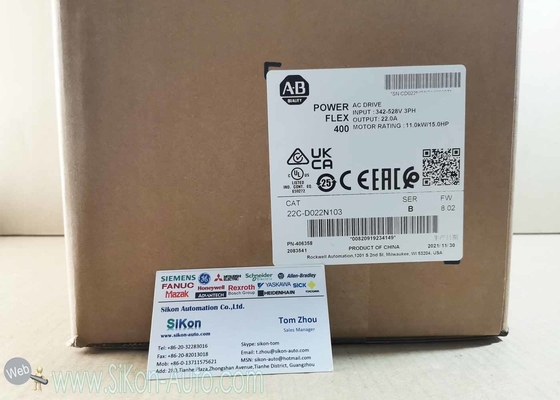 22C-D022N103 Allen Bradley Inverter 22CD022N103 PowerFlex 400- 11 kW (15 HP) AC Drive