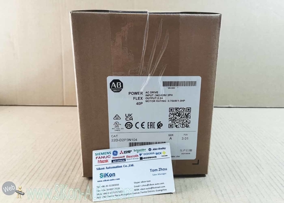 22D-D2P3N104 Allen Bradley Inverter 22DD2P3N104  PowerFlex 40P- 0.75 kW (1 HP) AC Drive