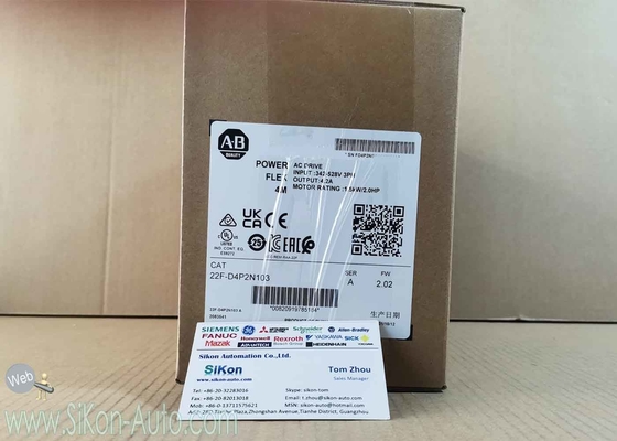 22F-D4P2N103 Allen Bradley Inverter 22FD4P2N103 No Filter PowerFlex 4M- 1.5 kW (2 HP) AC Drive