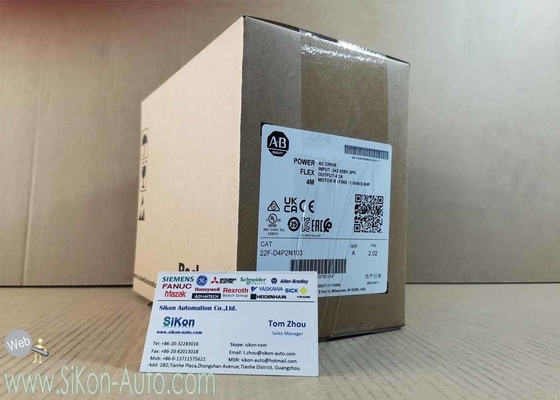 22F-D4P2N103 Allen Bradley Inverter 22FD4P2N103 No Filter PowerFlex 4M- 1.5 kW (2 HP) AC Drive