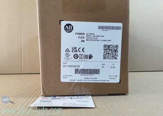 22F-D6P0N103 Allen Bradley Inverter 22FD6P0N103 No Filter PowerFlex 4M-2.2 kW (3 HP) AC Drive