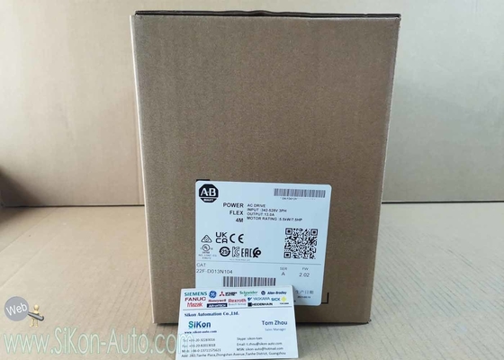 22FD013N104 Allen Bradley Inverter 22FD013N104 No Filter PowerFlex 4M- 5.5 kW (7.5 HP) AC Drive