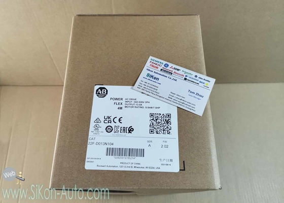 22FD013N104 Allen Bradley Inverter 22FD013N104 No Filter PowerFlex 4M- 5.5 kW (7.5 HP) AC Drive