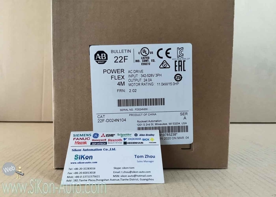 22F-D024N104 Allen Bradley Inverter 22FD024N104  No Filter, PowerFlex 4M- 11 kW (15 HP) AC Drive