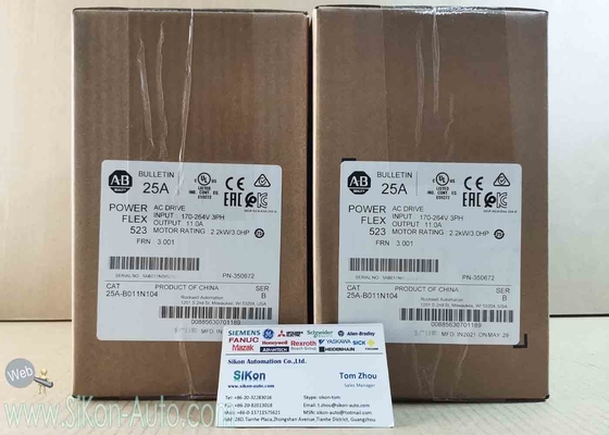 25A-B011N104 Allen Bradley Inverter 25AB011N104  PowerFlex 523 2.2kW (3Hp) AC Drive