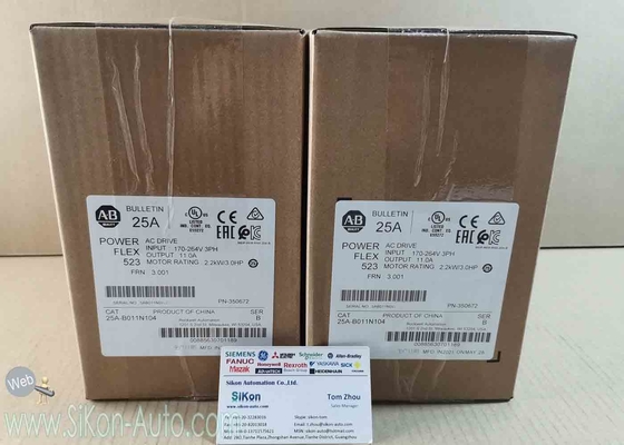 25A-B011N104 Allen Bradley Inverter 25AB011N104  PowerFlex 523 2.2kW (3Hp) AC Drive