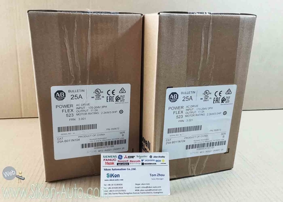 25A-B011N104 Allen Bradley Inverter 25AB011N104  PowerFlex 523 2.2kW (3Hp) AC Drive