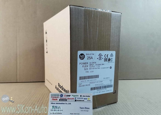 25A-B011N104 Allen Bradley Inverter 25AB011N104  PowerFlex 523 2.2kW (3Hp) AC Drive