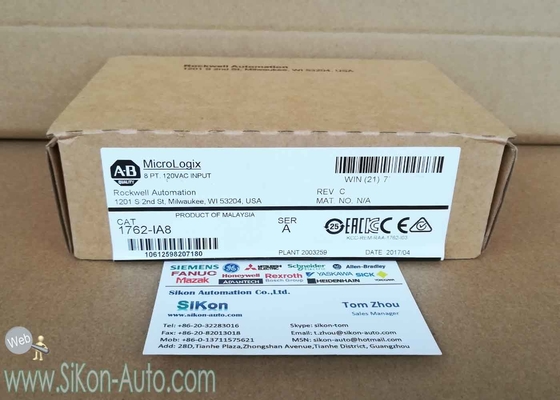 1762-IA8 Allen Bradley CPU module 1762IA8 MicroLogix 8 Point Digital Input Module