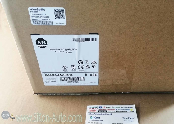 Allen-Bradley Power Supply 20BC037A0AYNANC0  PowerFlex 700 AC Drive 20B