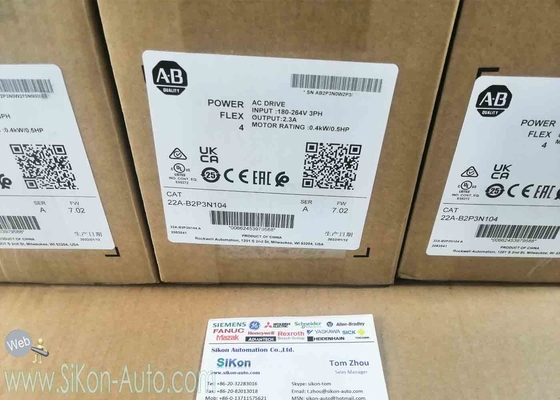 22A-B2P3N104 Allen Bradley Inverter 22AB2P3N104  PowerFlex 4- 0.4 kW (0.5 HP) AC Drive