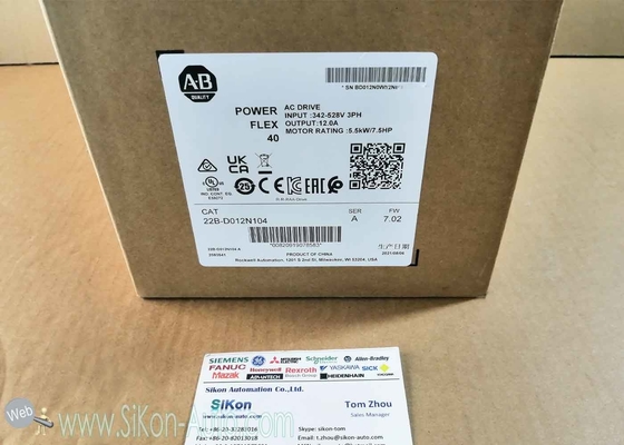 22B-D012N104 Allen Bradley Inverter 22BD012N104  PowerFlex 40- 5.5 kW (7.5 HP) AC Drive