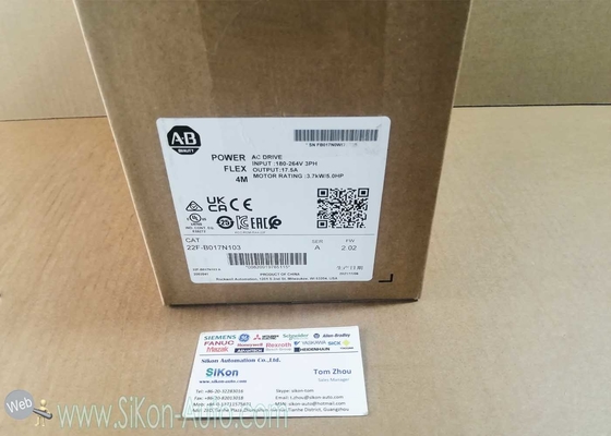 22F-B017N103 Allen Bradley Inverter 22FB017N103 No Filter PowerFlex 4M- 3.7 kW (5 HP) AC Drive